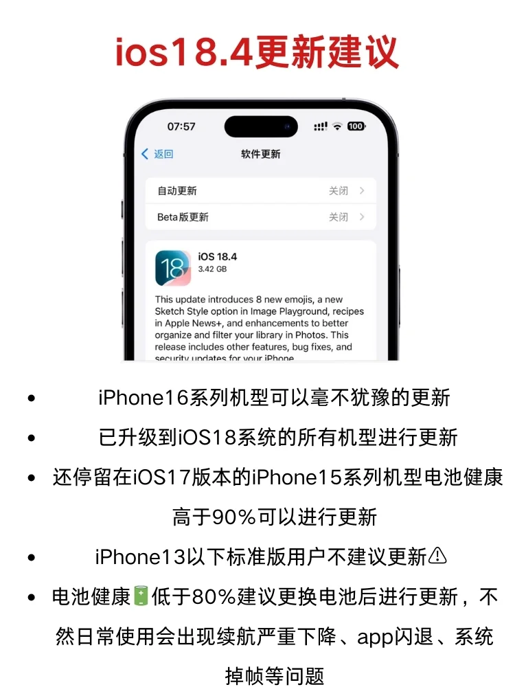到底要不要更新ios18.4？先来看看有啥功能