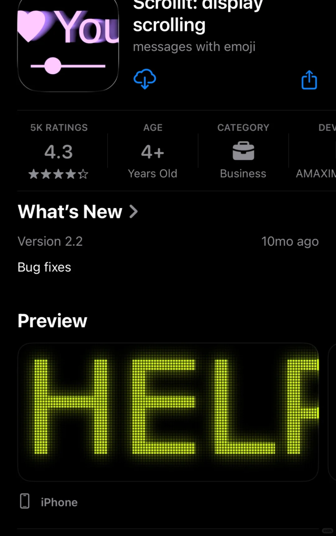 今日ios限免 Scrollit