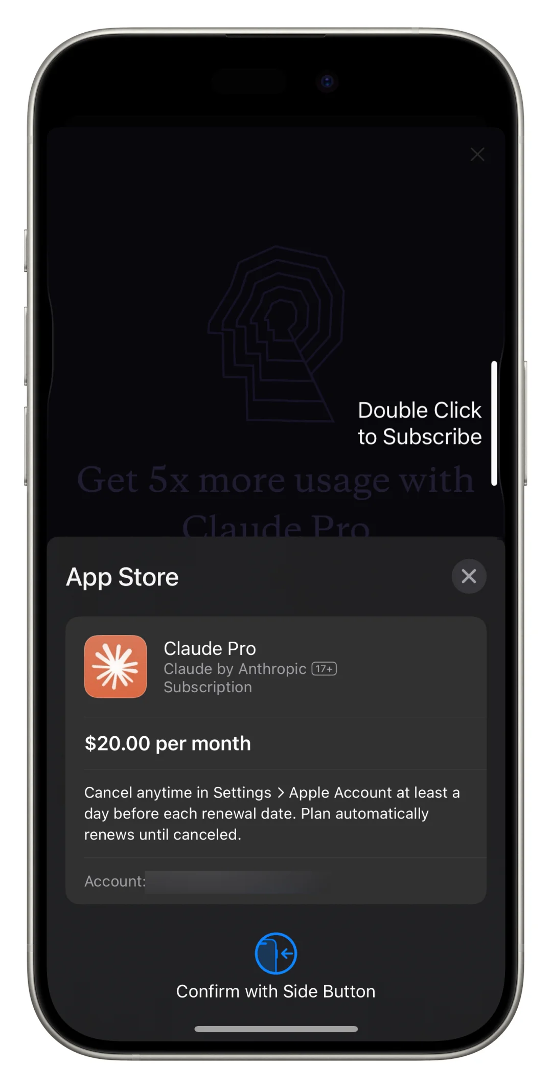 Claude 更新，支持 App Store 付费