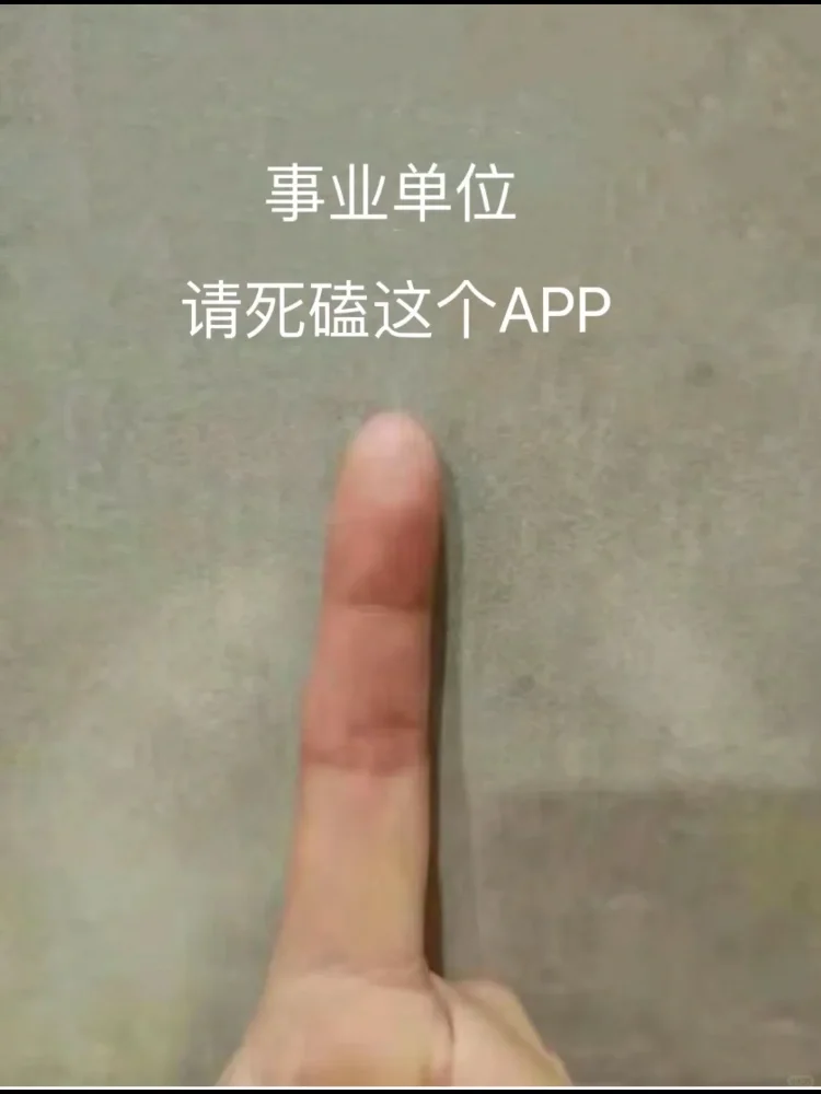 事业单位请死磕这个 app