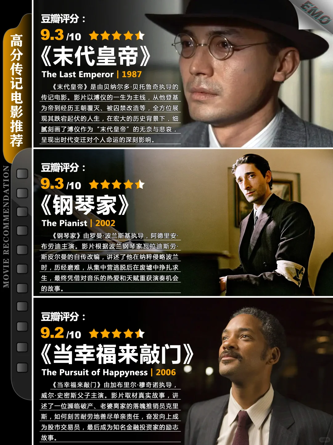 15部不容错过的高分传记电影推荐