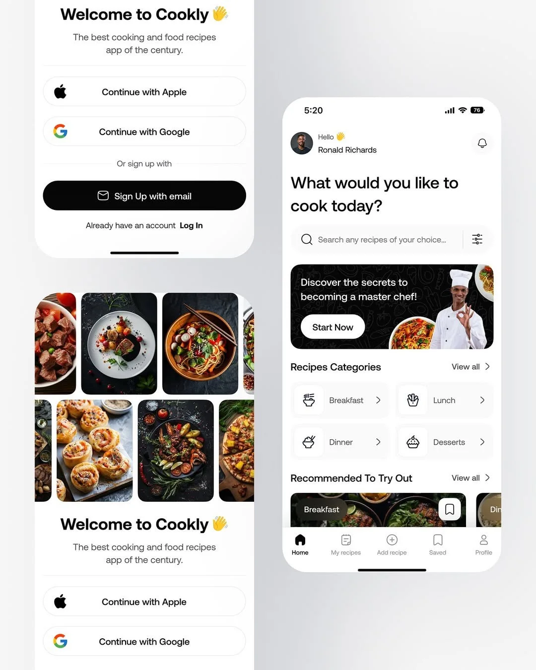 现代极简风 + 强视觉吸引力的App设计
