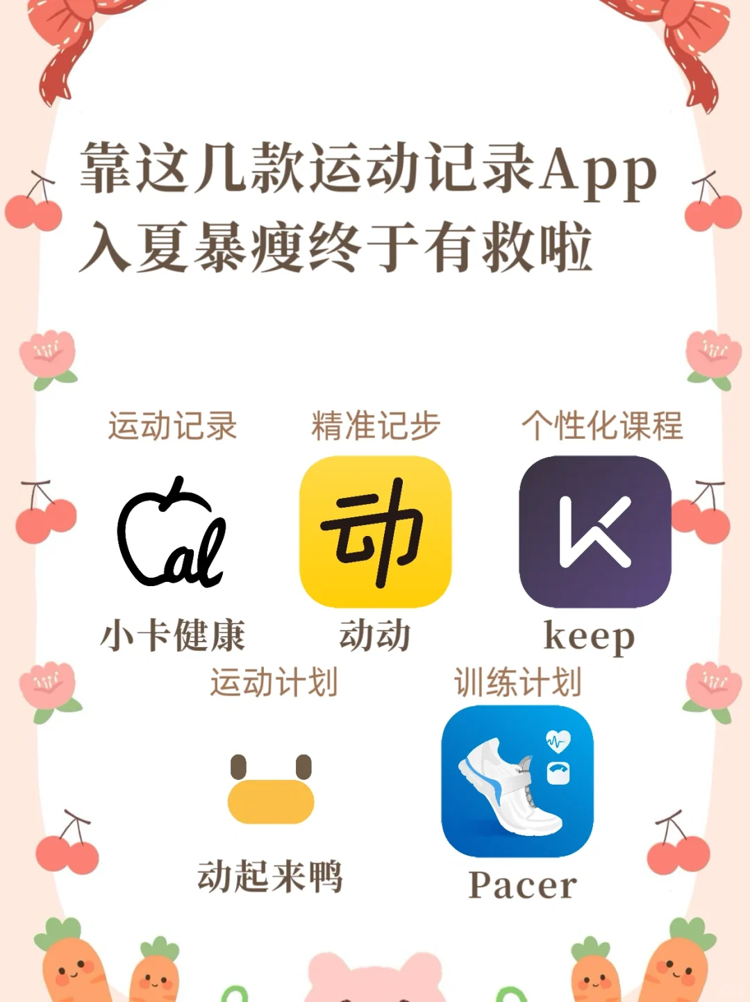 靠这几款运动记录App，入夏暴瘦终于有救啦