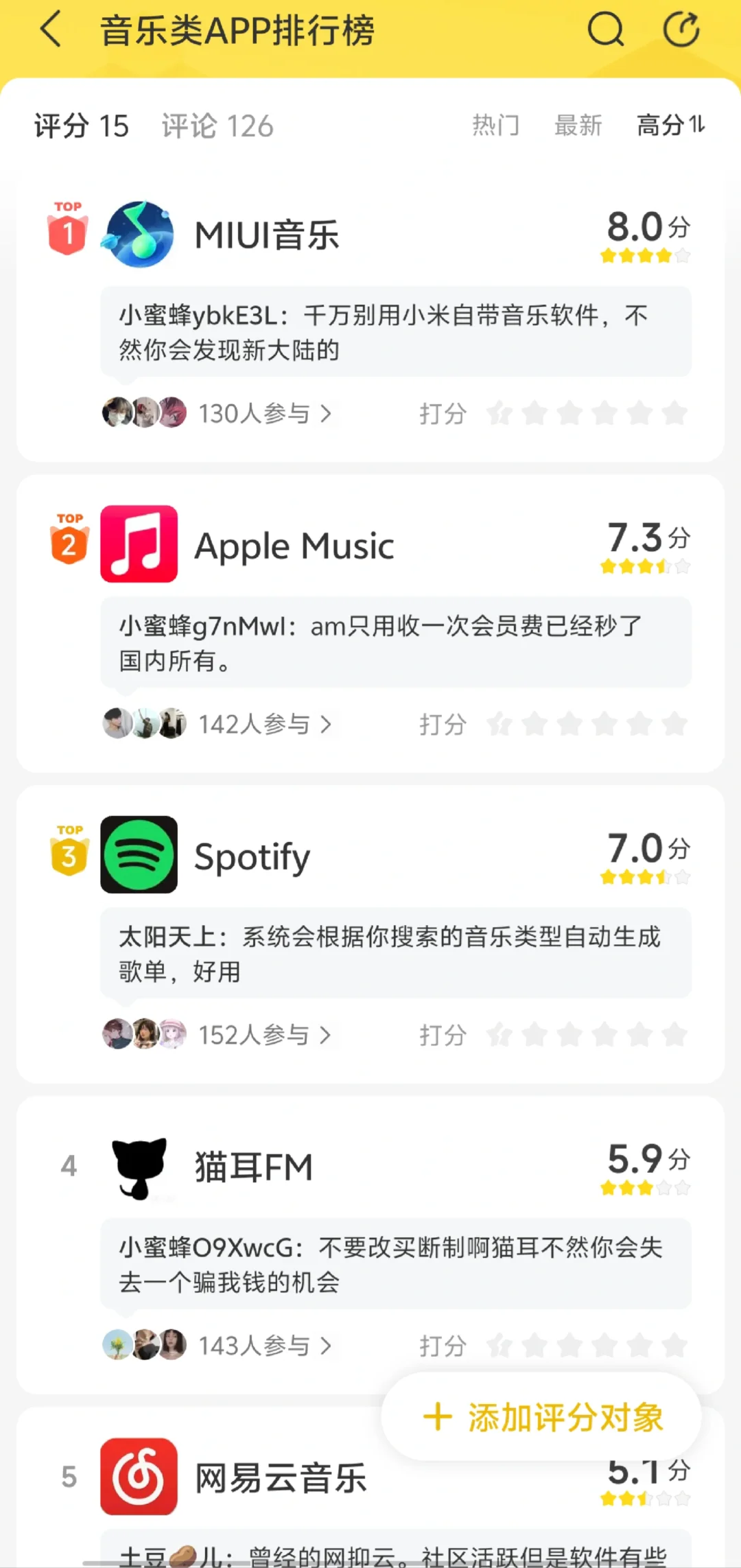 音乐类app排行榜！MIUI音乐真的那么好用吗
