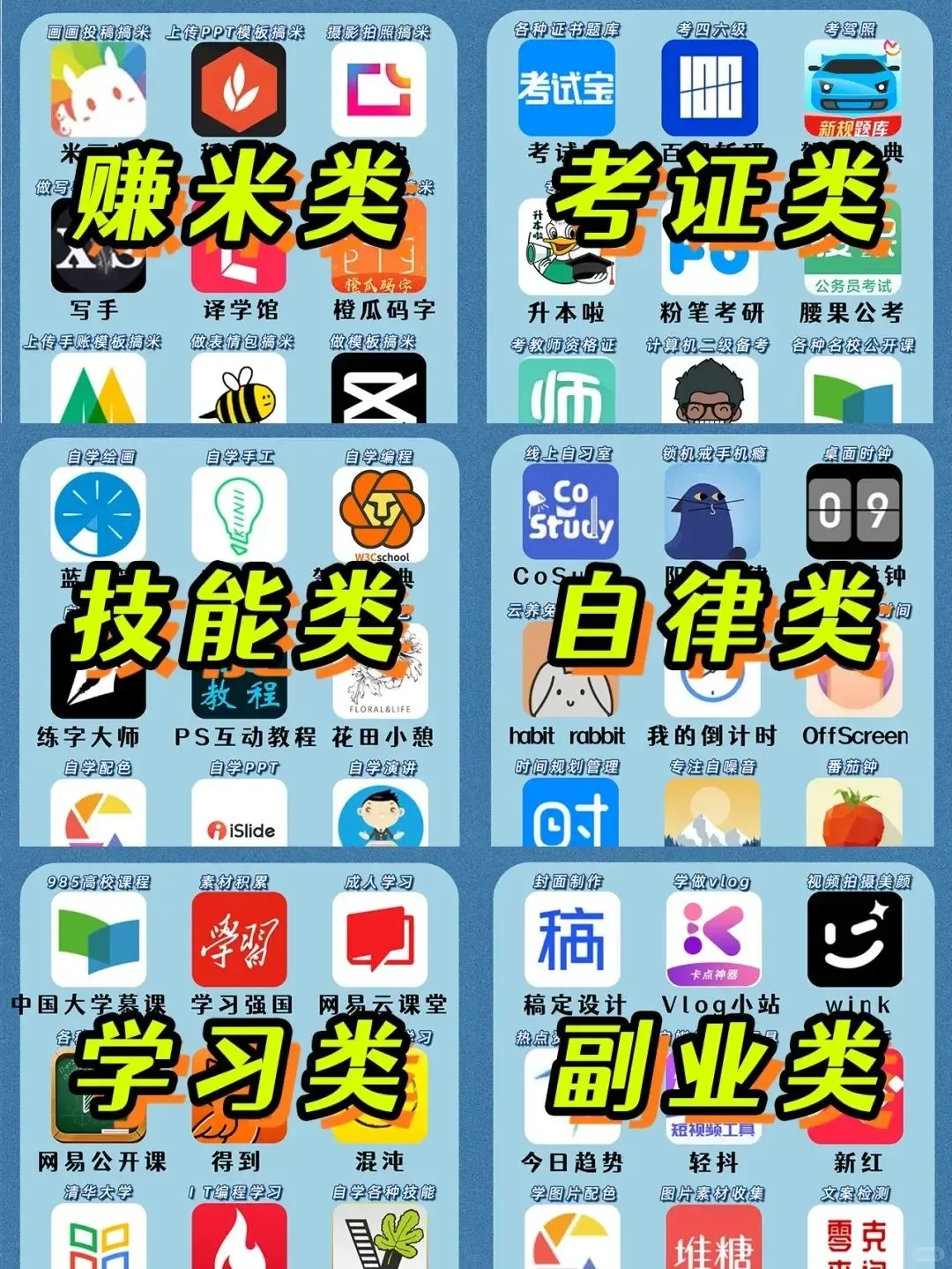 内卷星人必备|54款有效自律宝藏APP