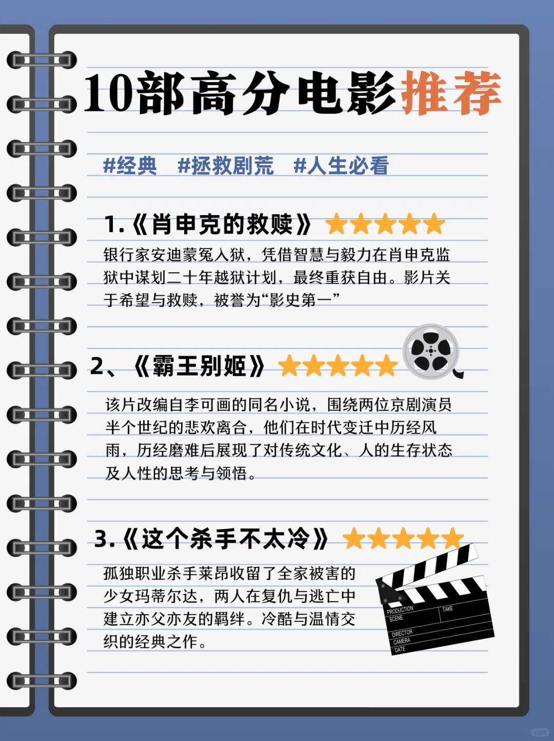 10部高分电影推荐🌟