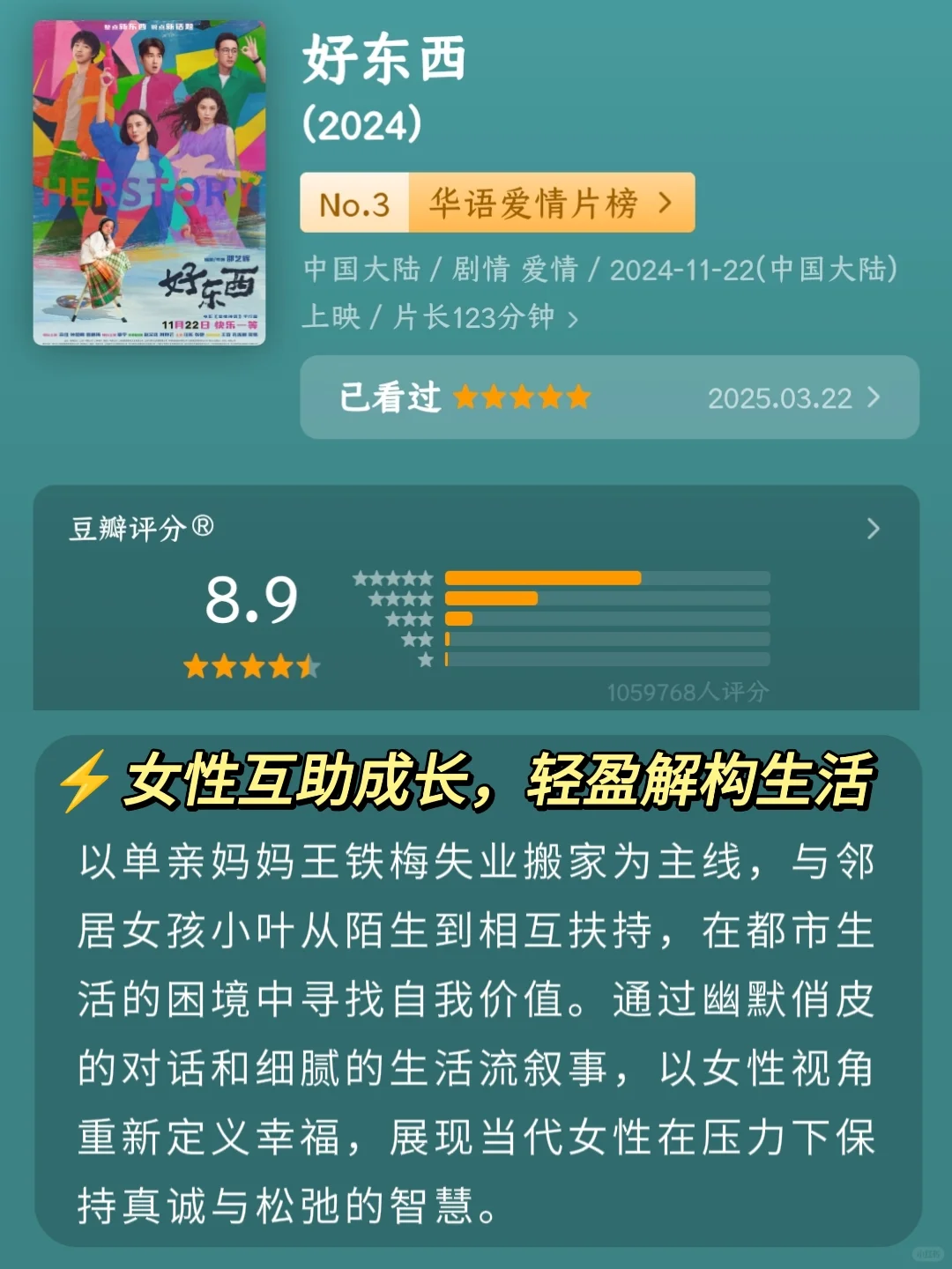 🔥性格太软的女生，必看的20部电影