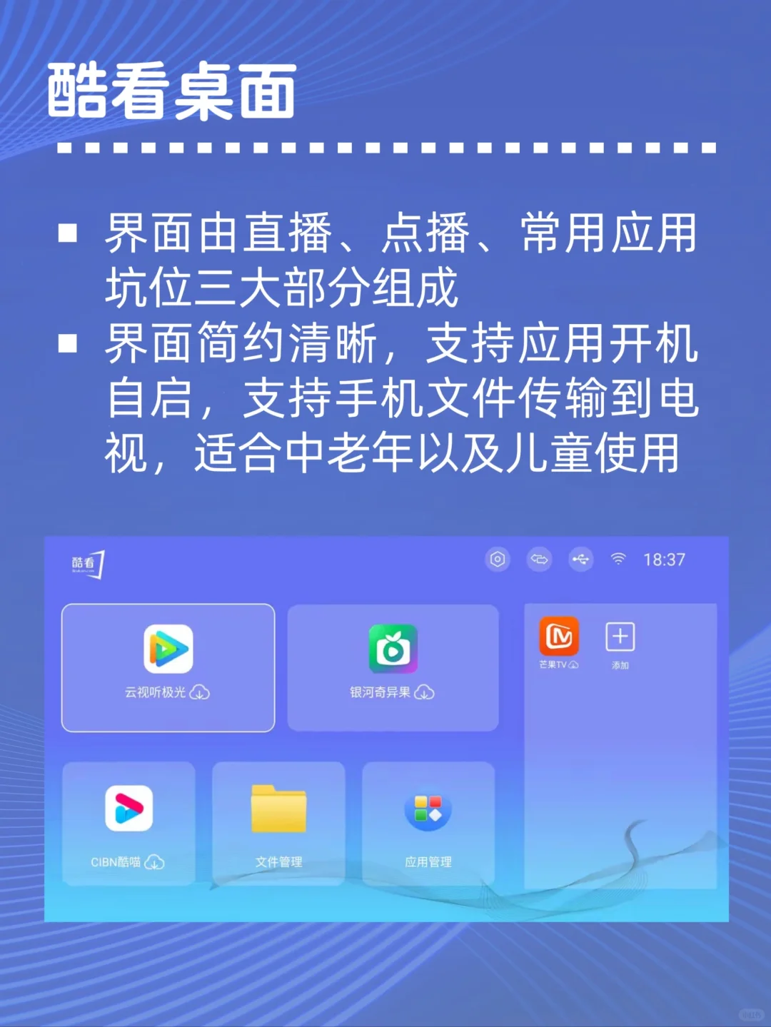 三款电视、机顶盒桌面软件。你知道几个？
