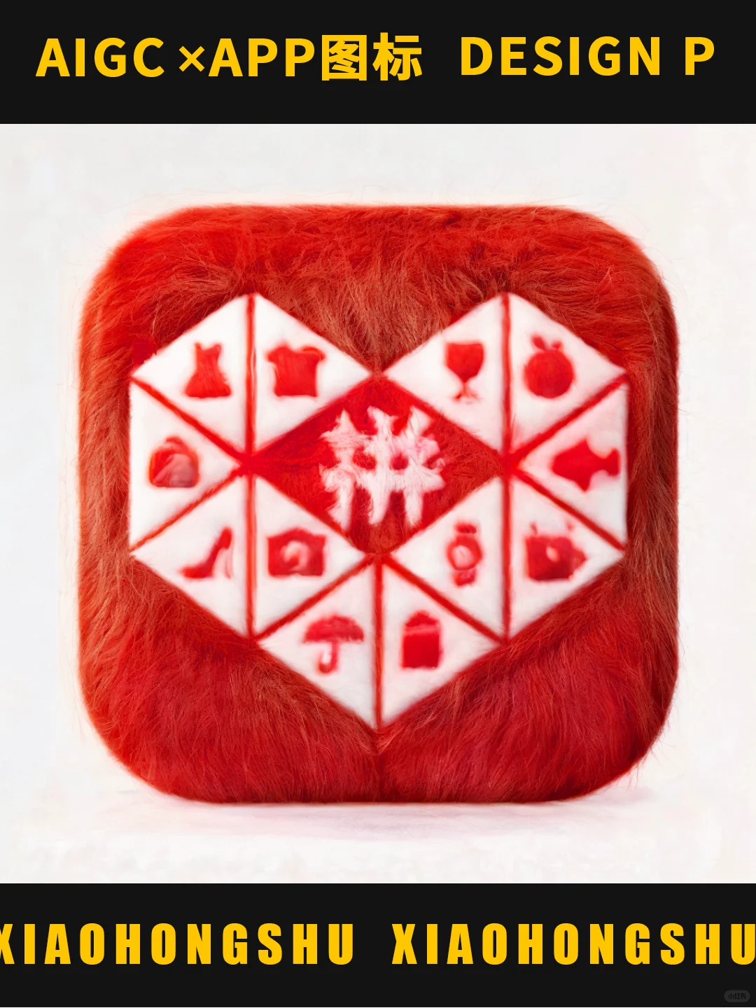 常用APP毛绒图标 | AIGC