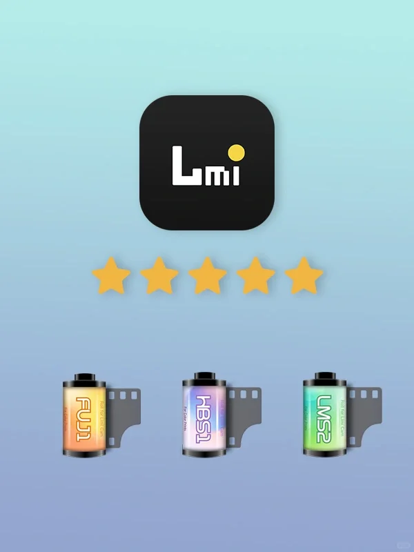 崭新的5星胶片相机App🎞超出片❗️