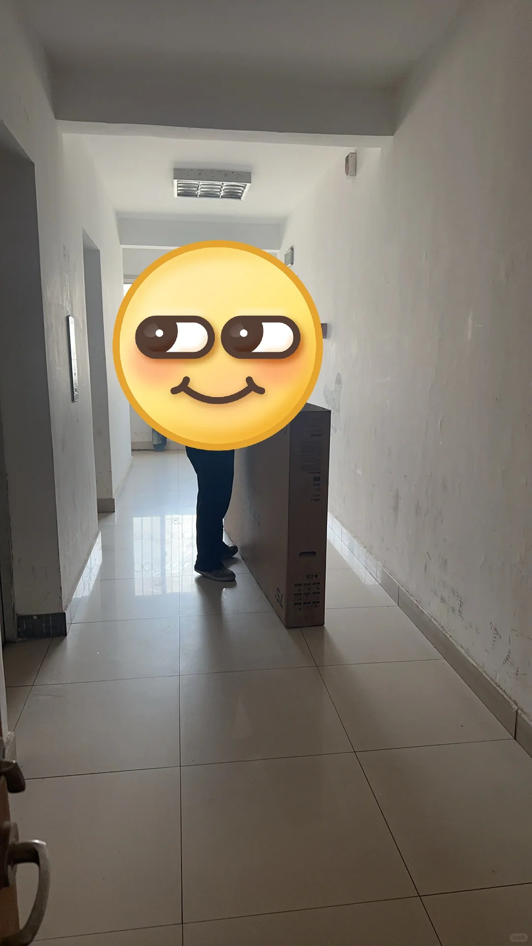 电视纸壳子真的上门收走了，新奇体验！