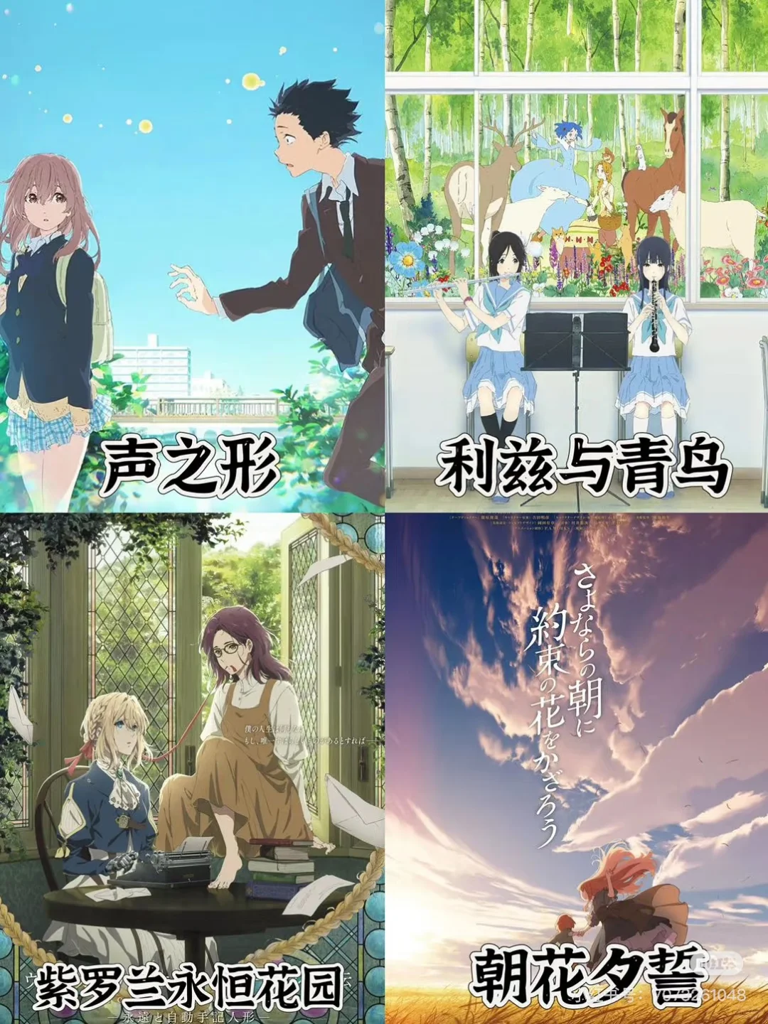 直接上干货，48部治愈系日漫电影已整理完毕