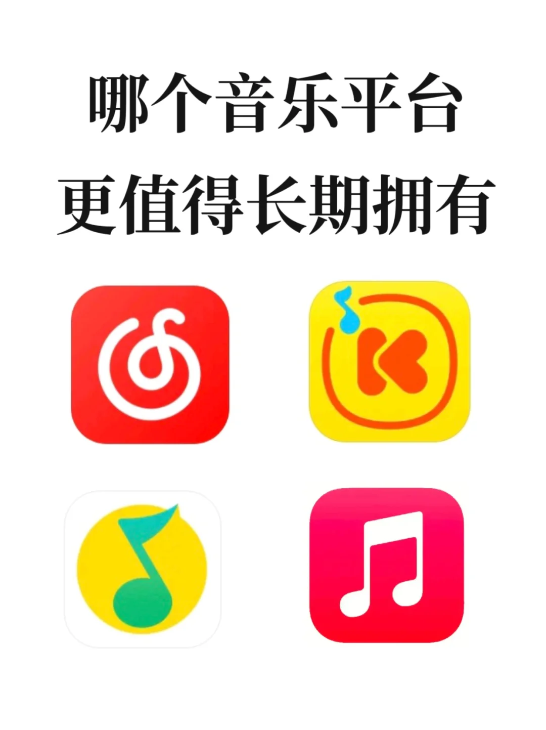 调研一下，你们都在用哪个平台听歌？