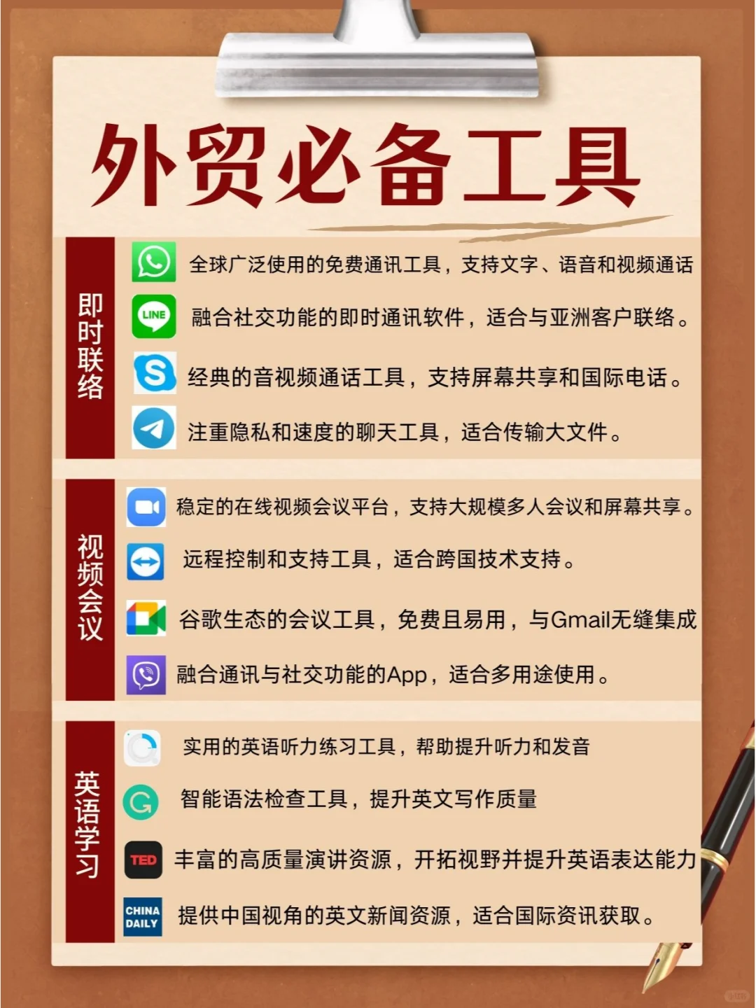 外贸必备的33个工具app