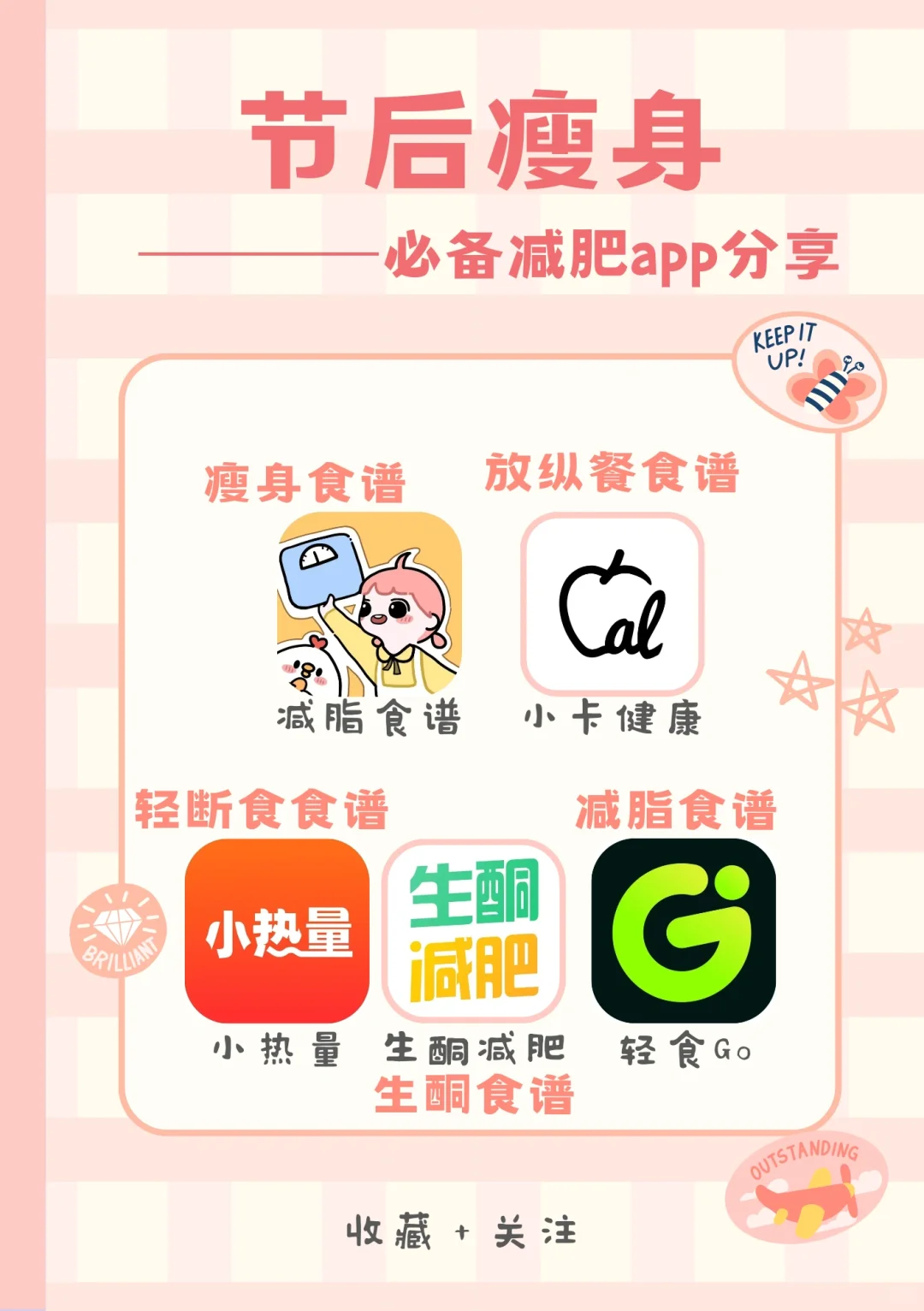 终于有人把节后减肥必备app整理好了！