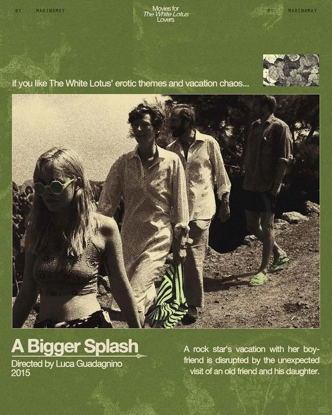 🎬白莲花度假村的9️⃣部代餐电影推荐（上）