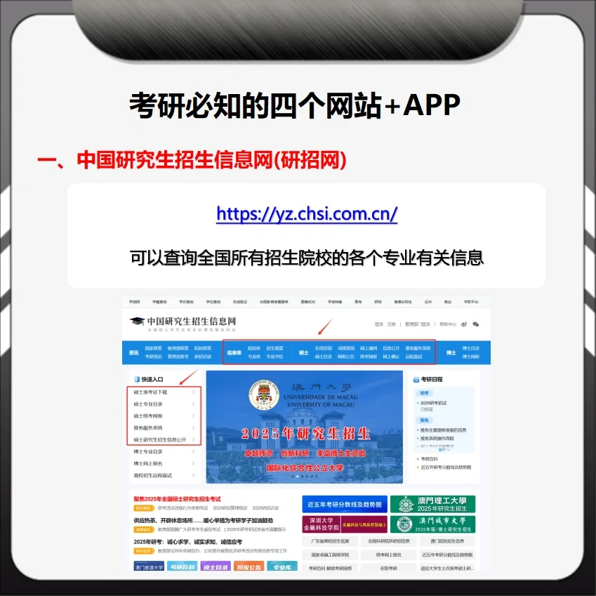 考研必备的四个网站+APP