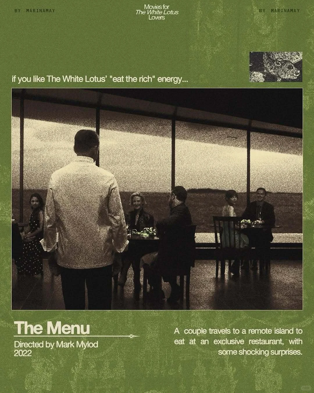 🎬白莲花度假村的9️⃣部代餐电影推荐（上）