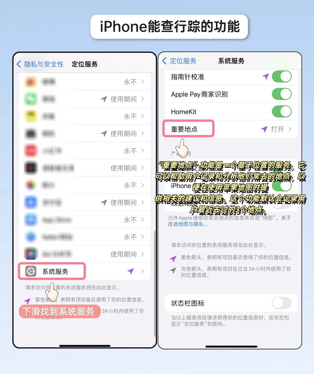 作死小技巧| 用苹果手机查一整天的行踪