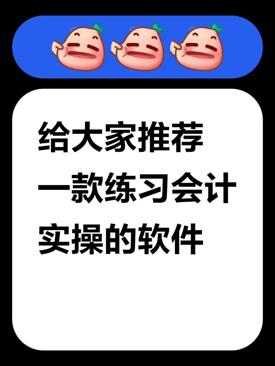 给大家推荐一款练习会计实操的软件