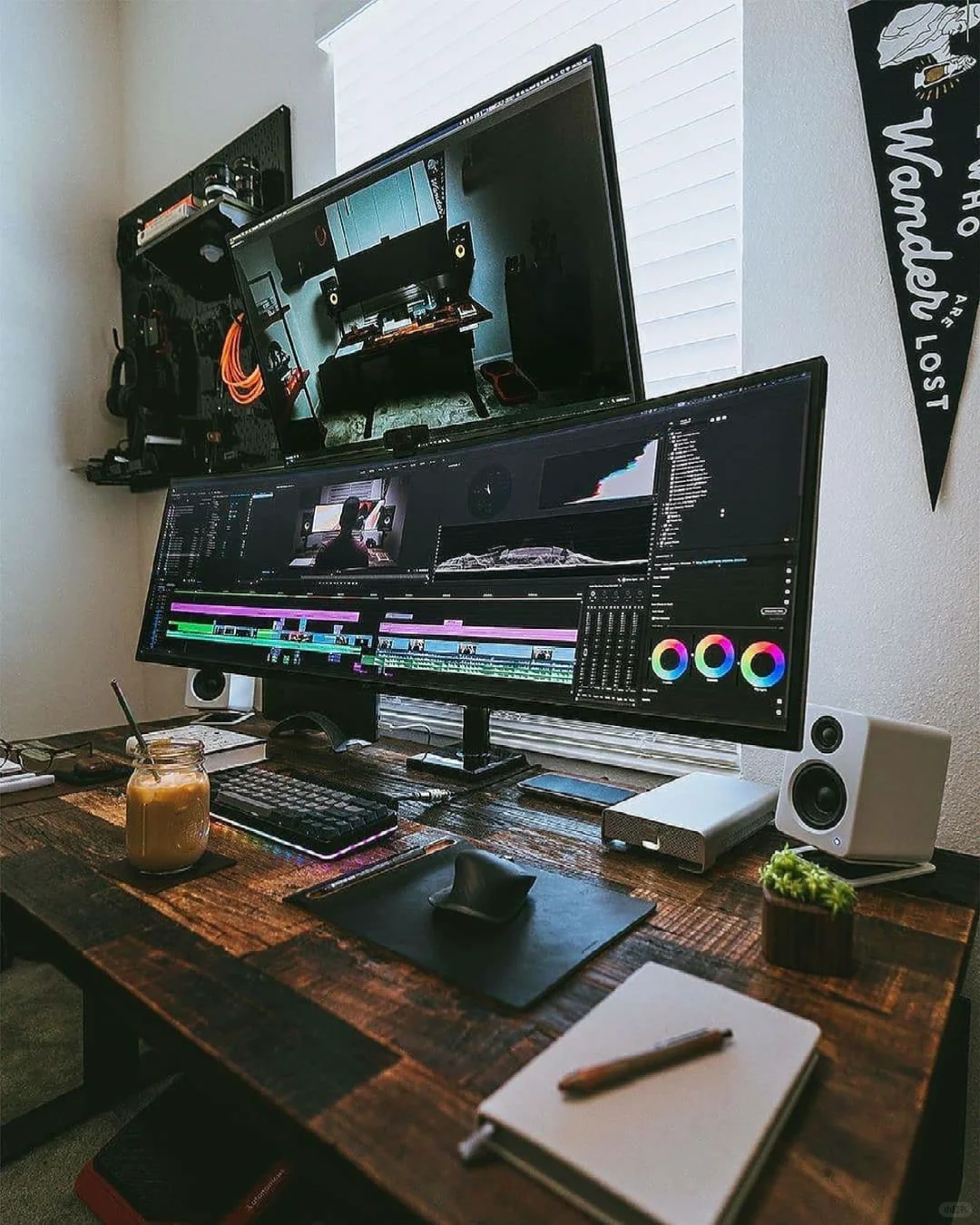 分享一个电影制作人的工作桌面