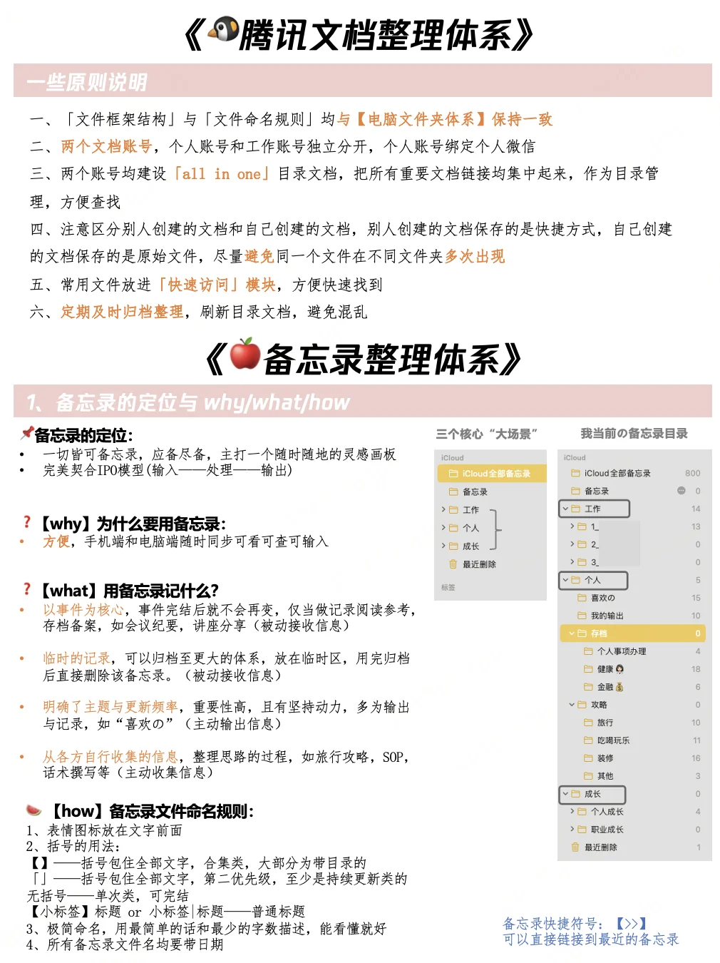 极简生活｜我的私藏文件管理SOP（超全）