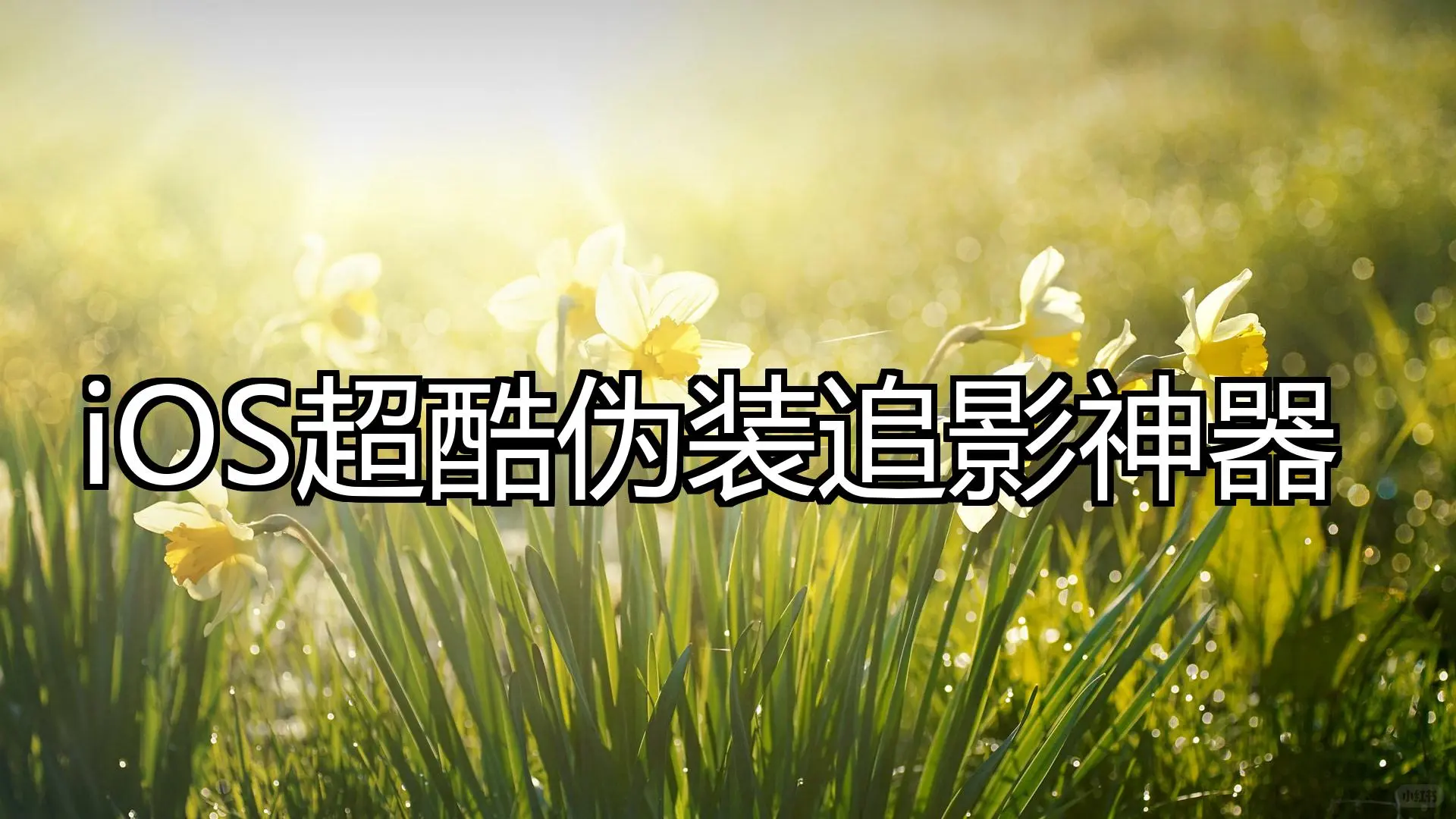 iOS超酷伪装追影神器