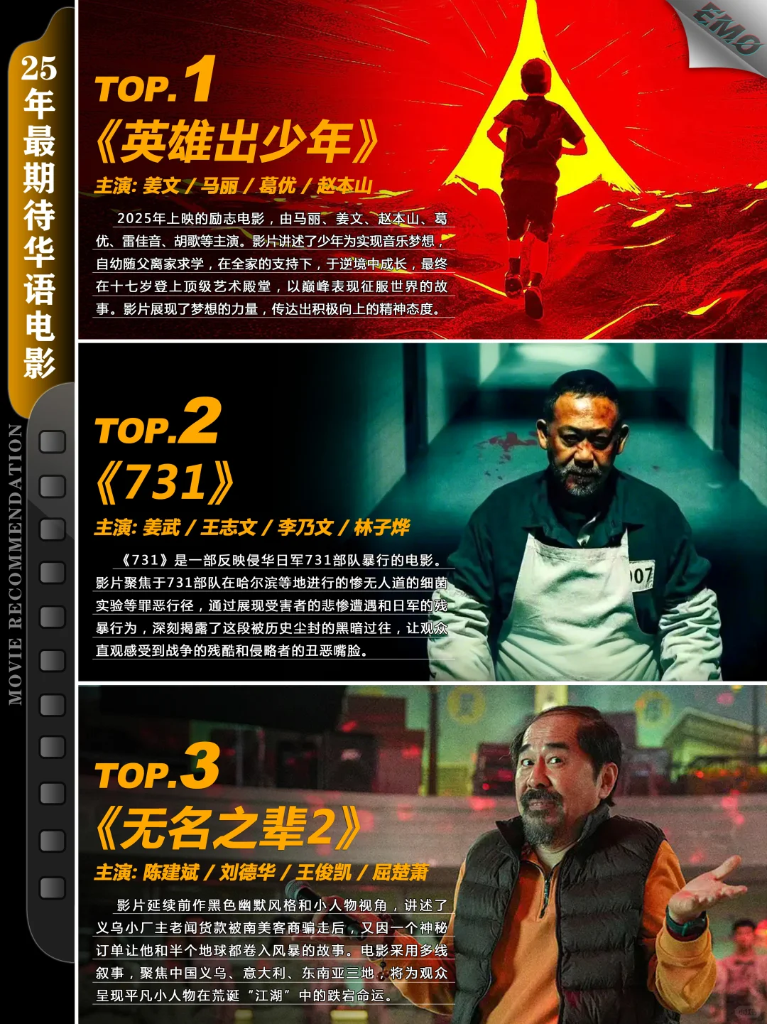 2025年最期待华语电影推荐榜单