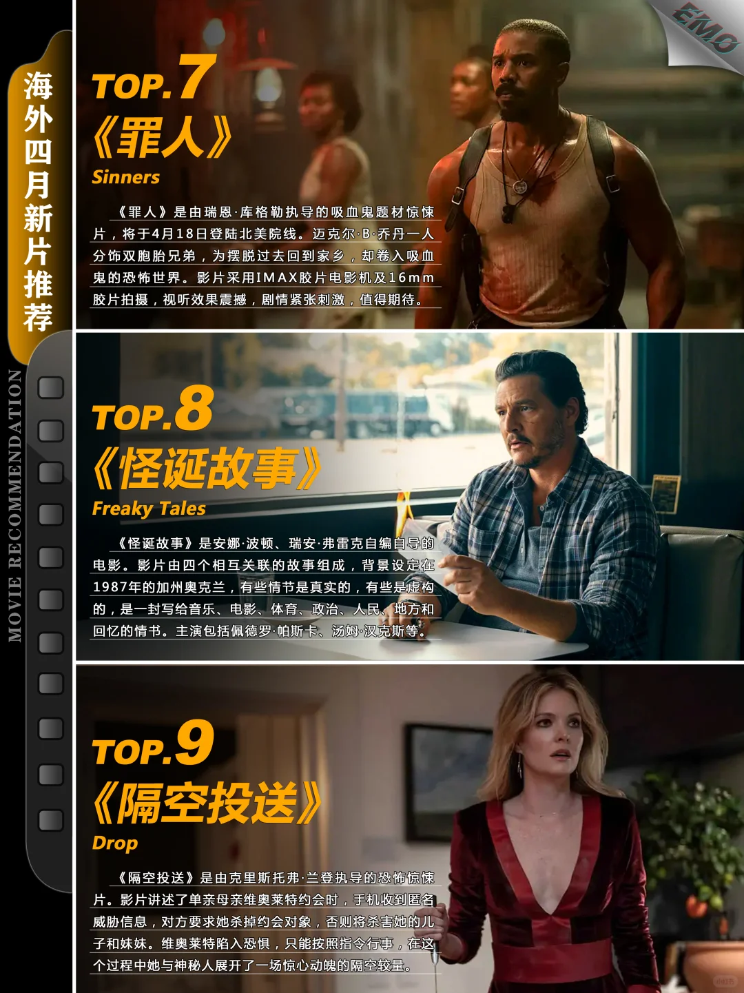 海外四月新片推荐