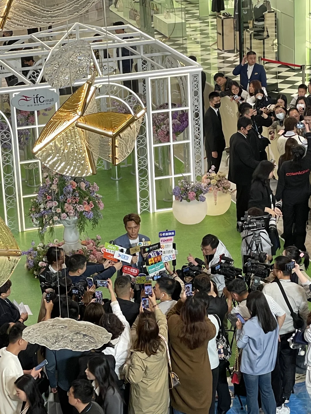 TVB男神马国明来南京ifc 啦！追星成功！