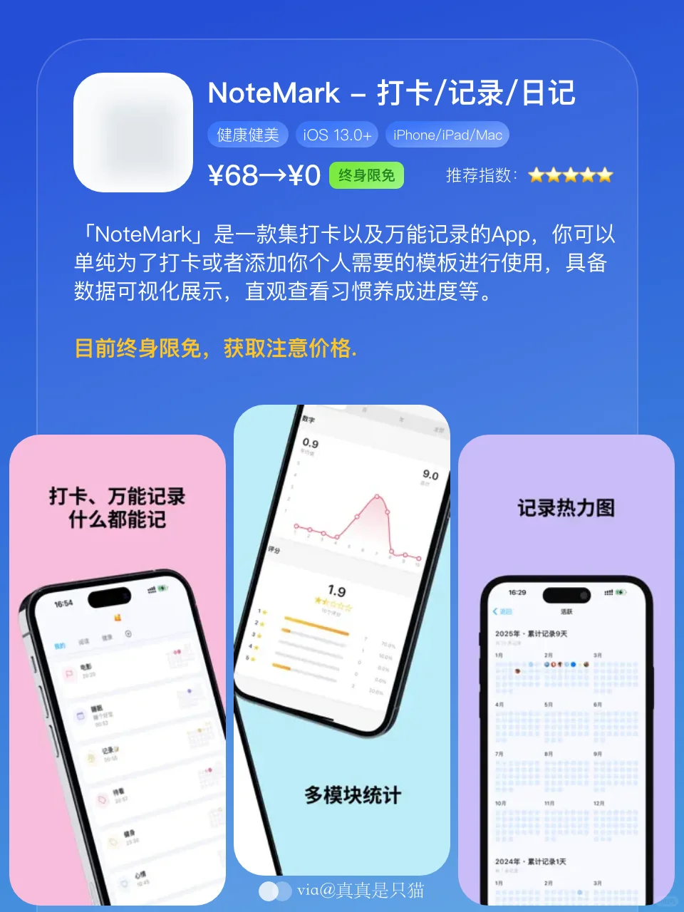 App Store今日限免｜¥1068→¥0｜白嫖！