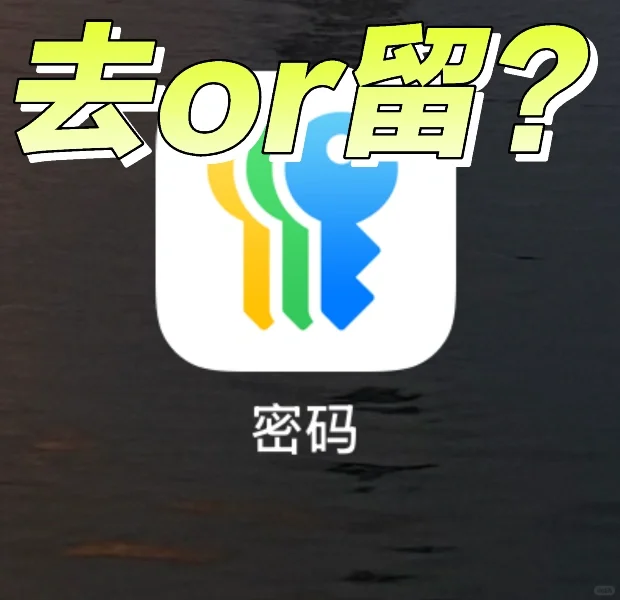 苹果更新后多了个密码app有必要留吗