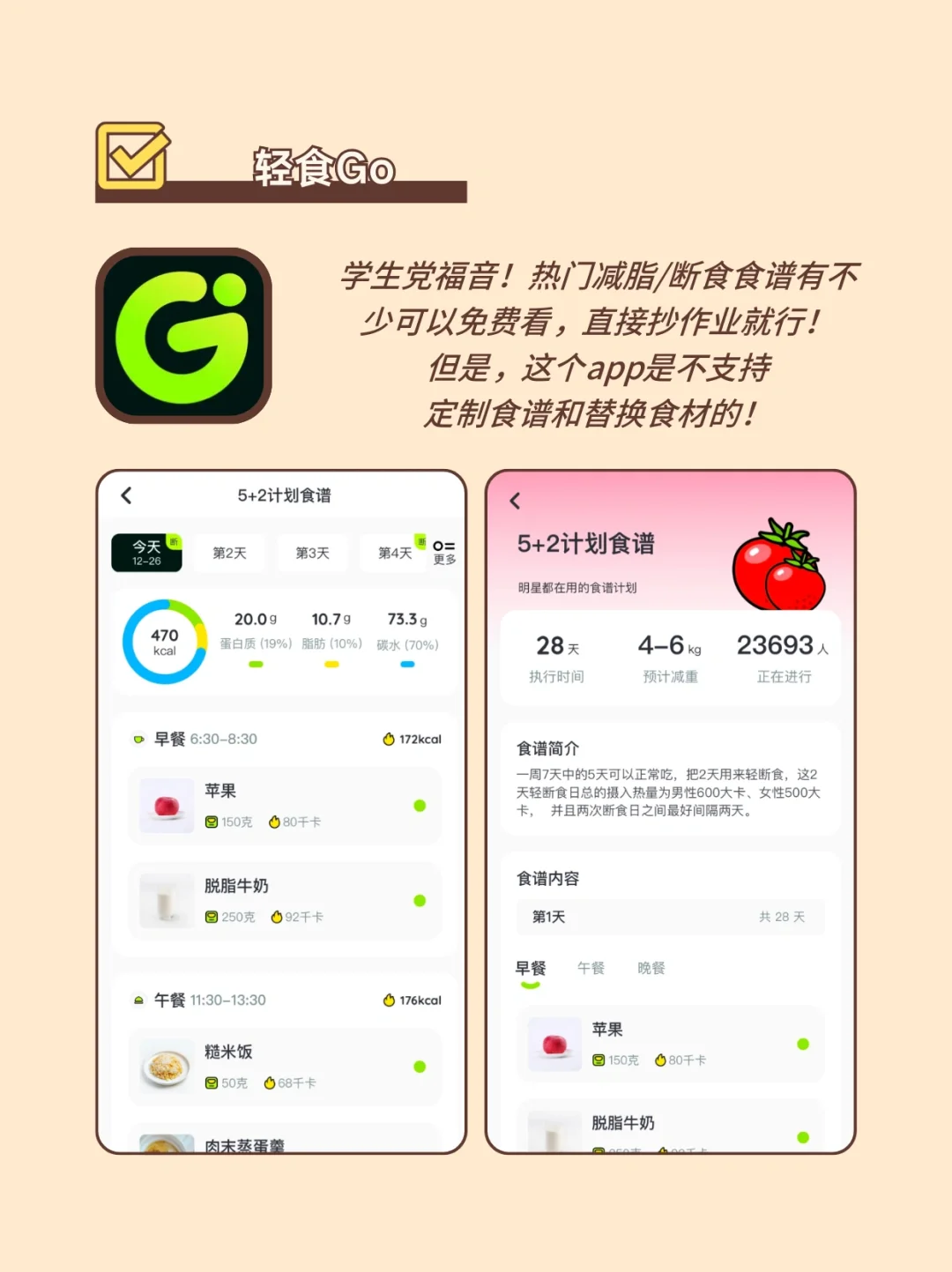 用这些减肥app！节前掉秤计划直接开挂