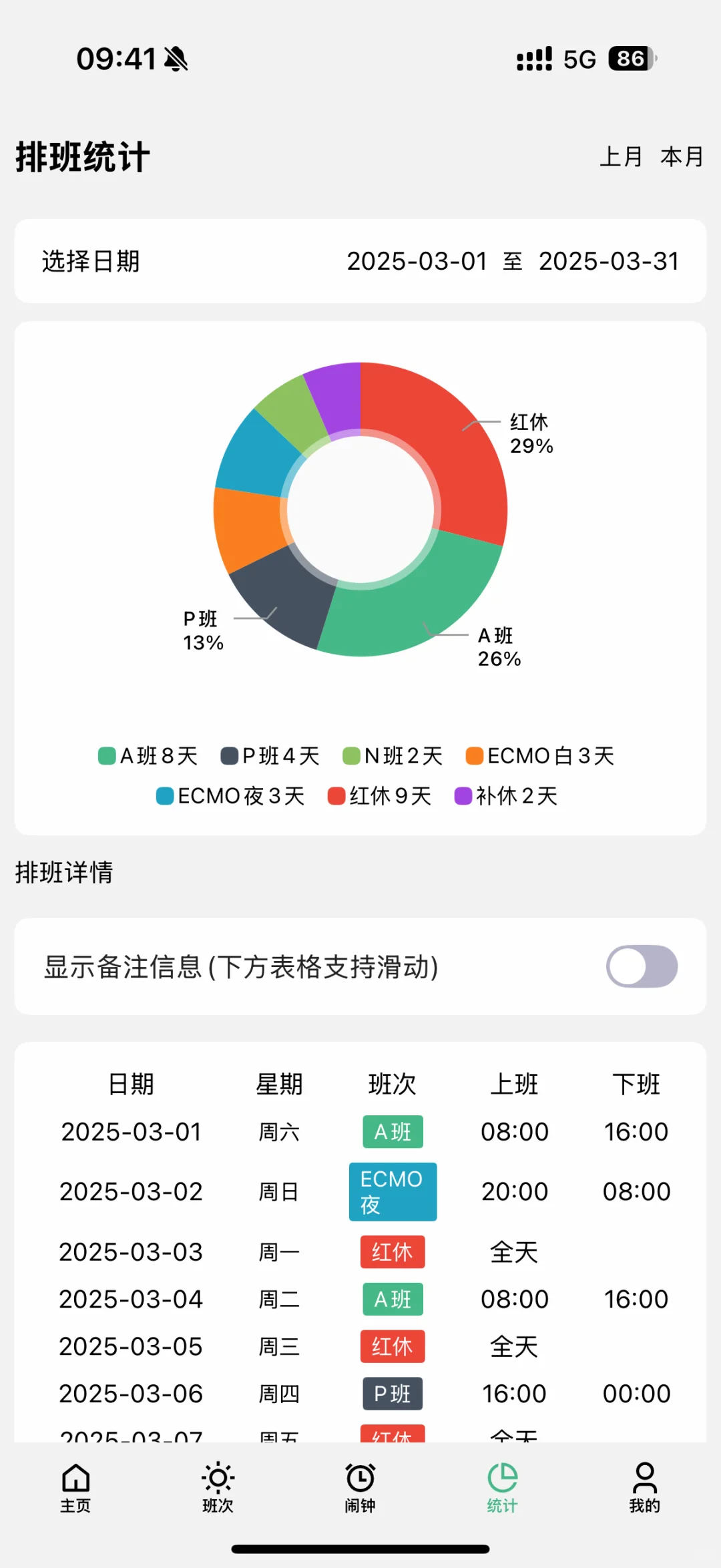 这款排班APP让我告别混乱班表！亲测好用