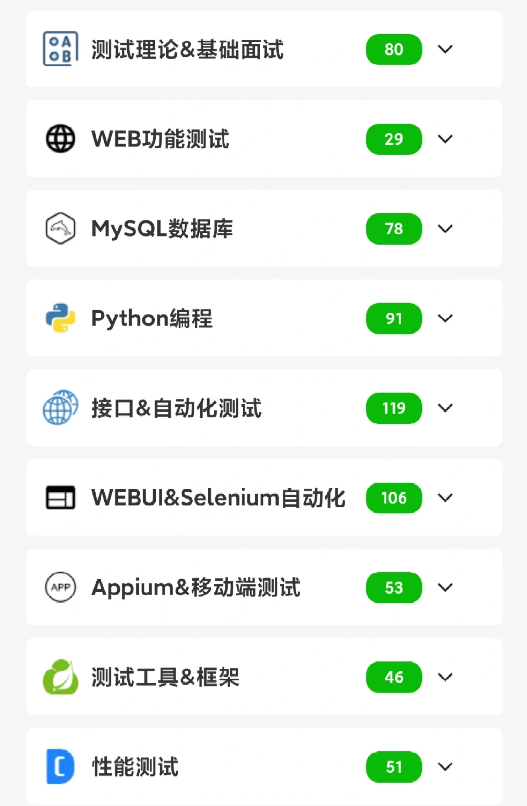 不允许有人不知道软件测试面试刷题小程序