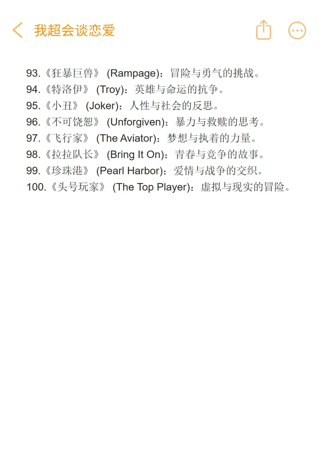 电影是我的精神避难所｜100部高分电影