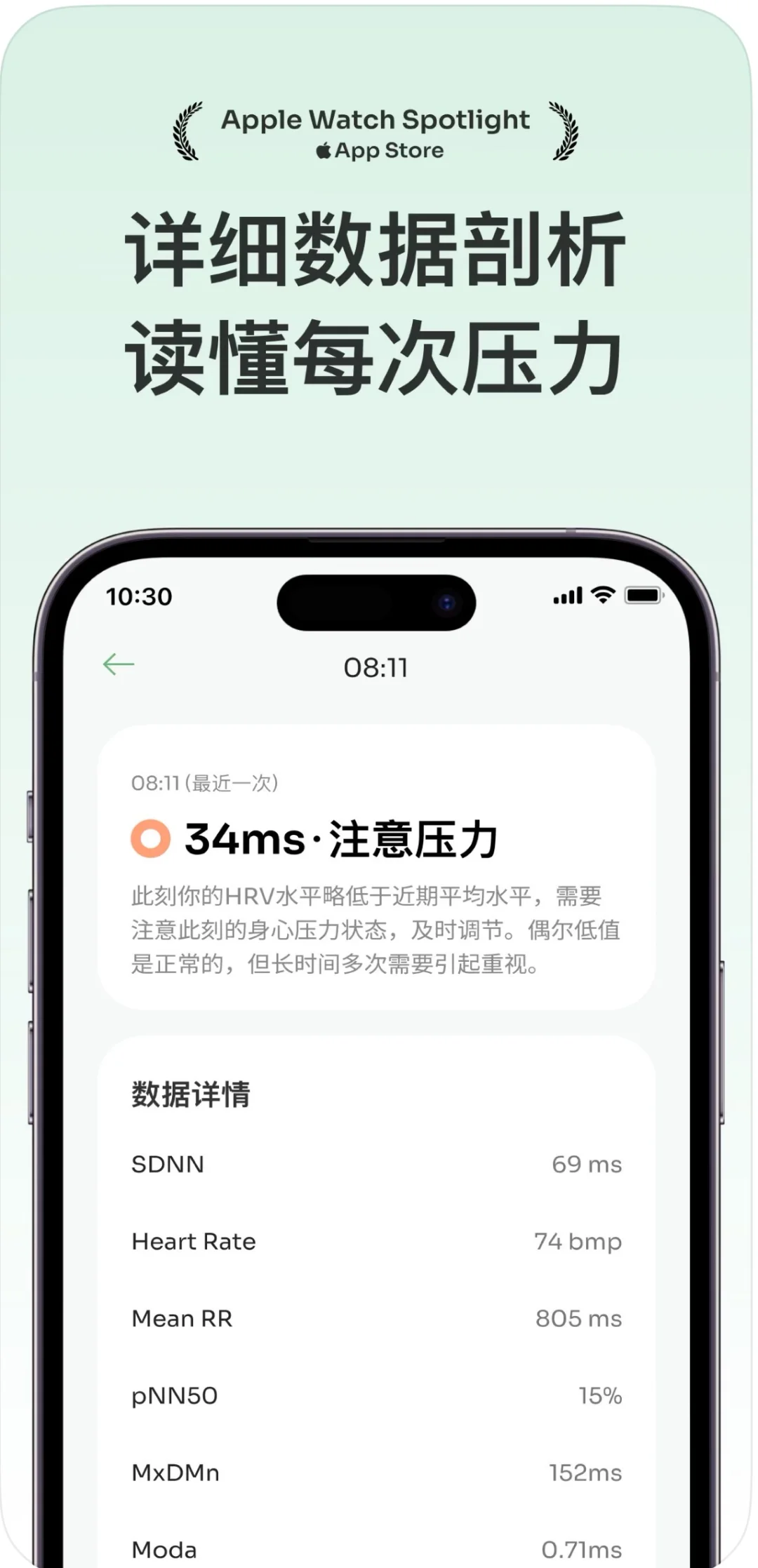 个位数拿下StressWatch永久会员啦真的好用