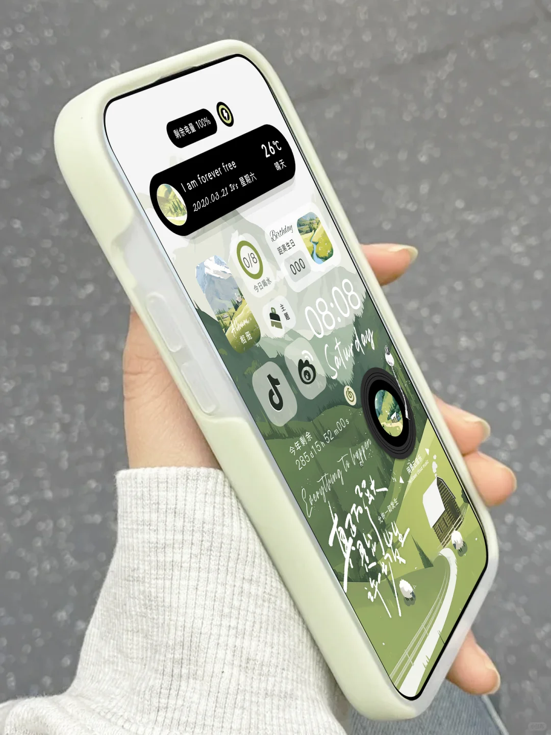 安卓都快去试试这个超有春意的主题🌿！