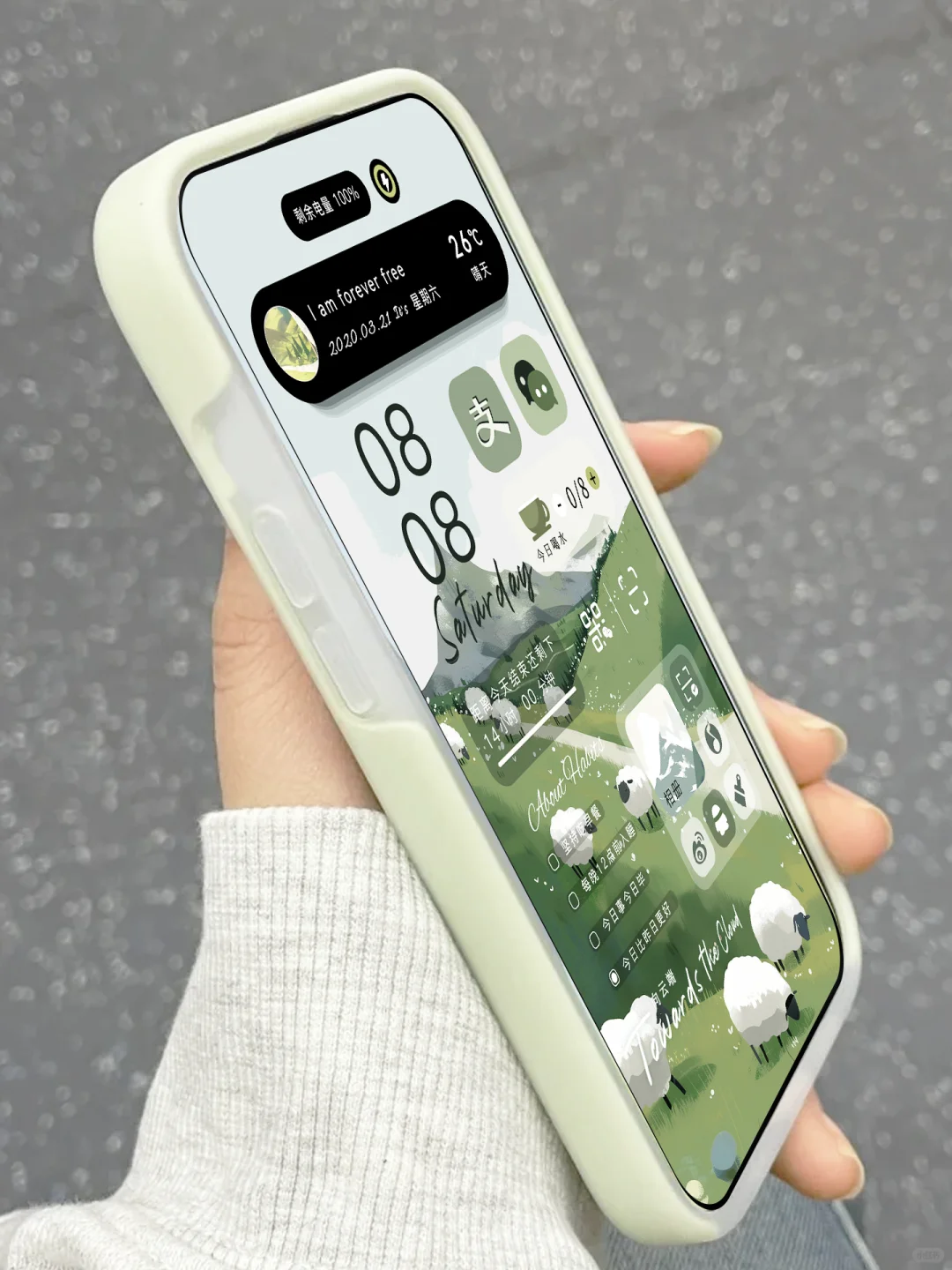 安卓都快去试试这个超有春意的主题🌿！