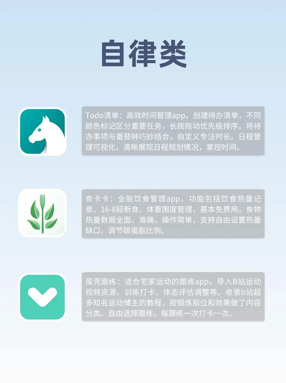 自我提升app合集，2025重启人生！