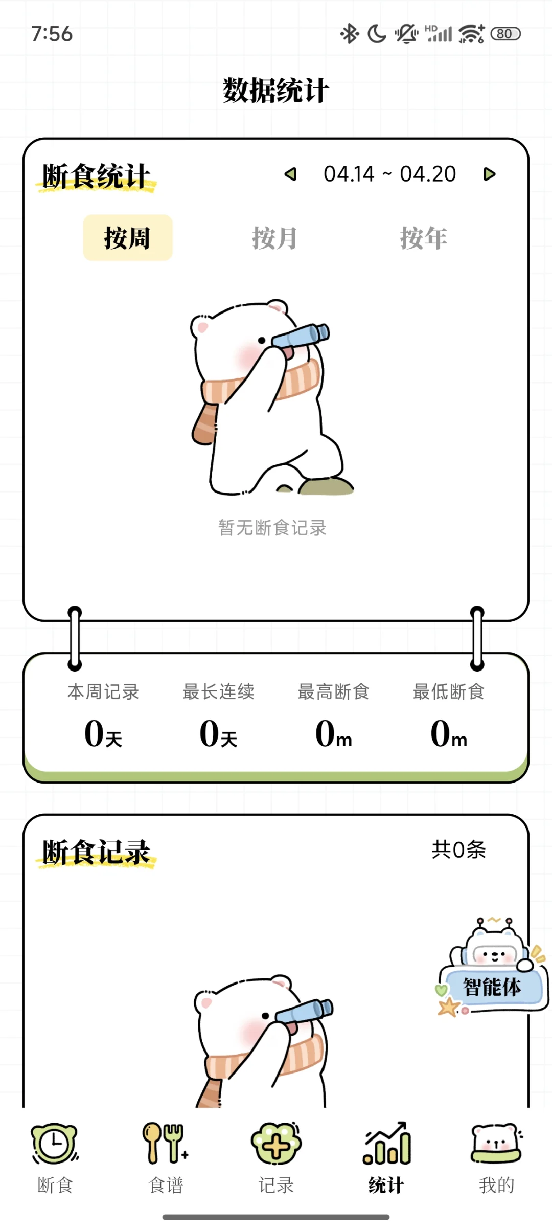 一个可爱的减脂APP