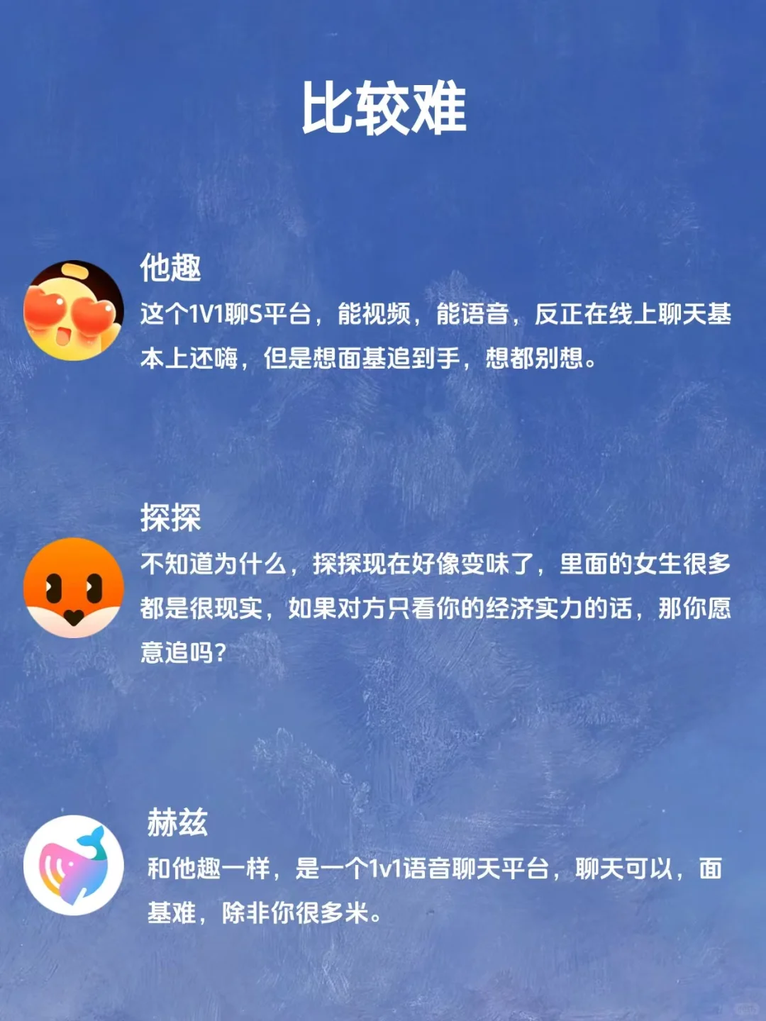 交友软件面基榜单大揭秘