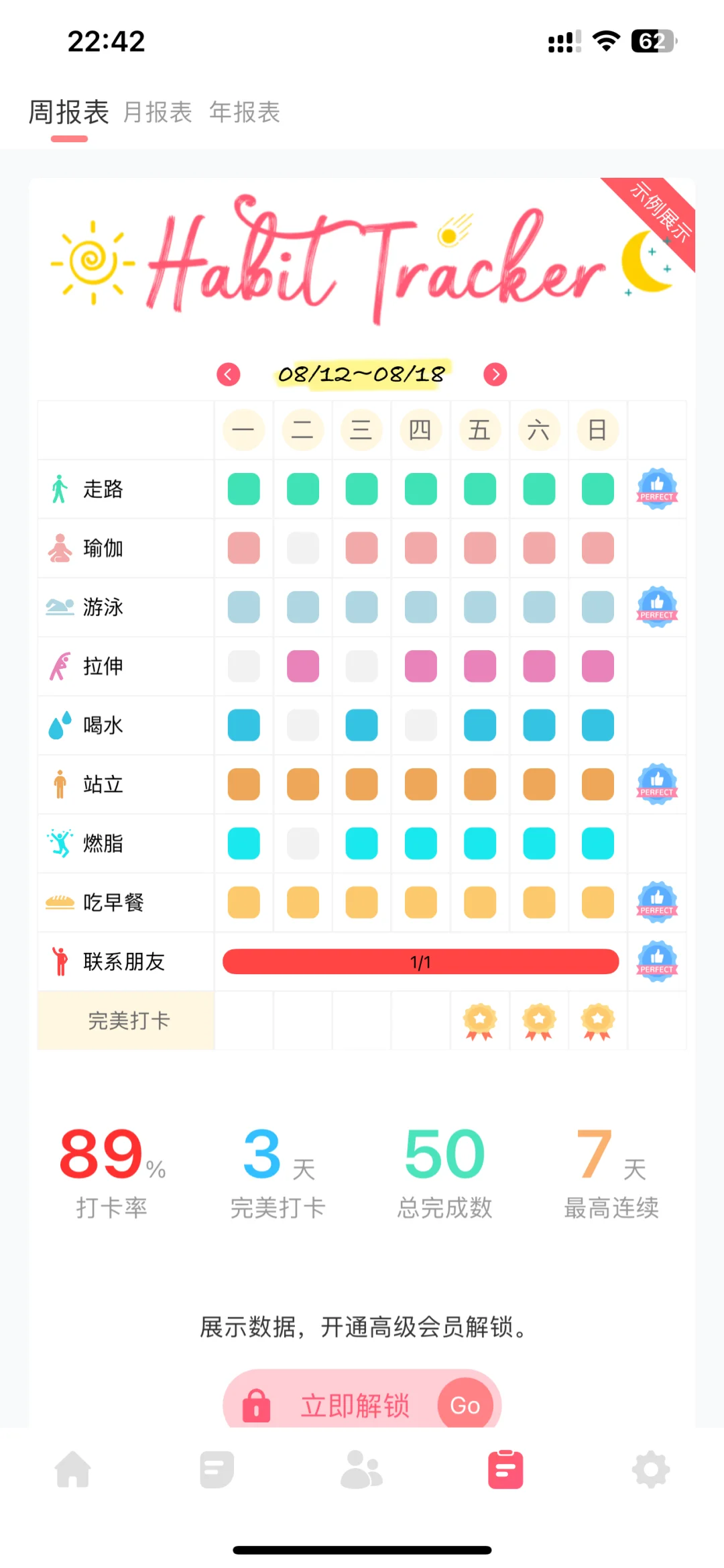 适合infp日常打卡的app💟