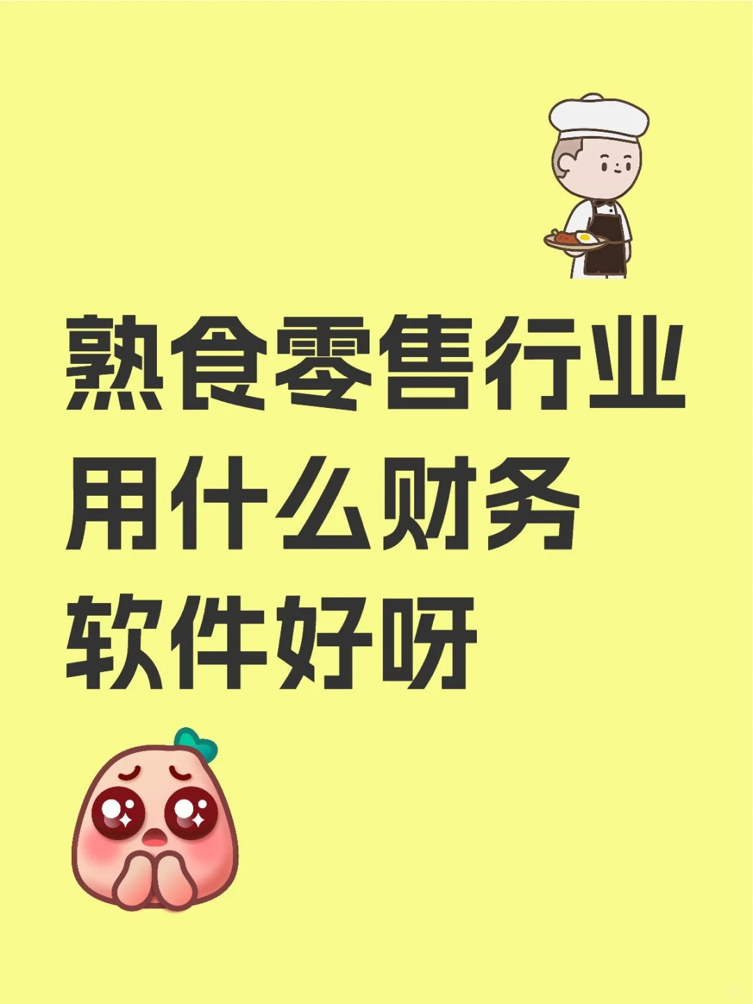 熟食零售行业用什么财务软件