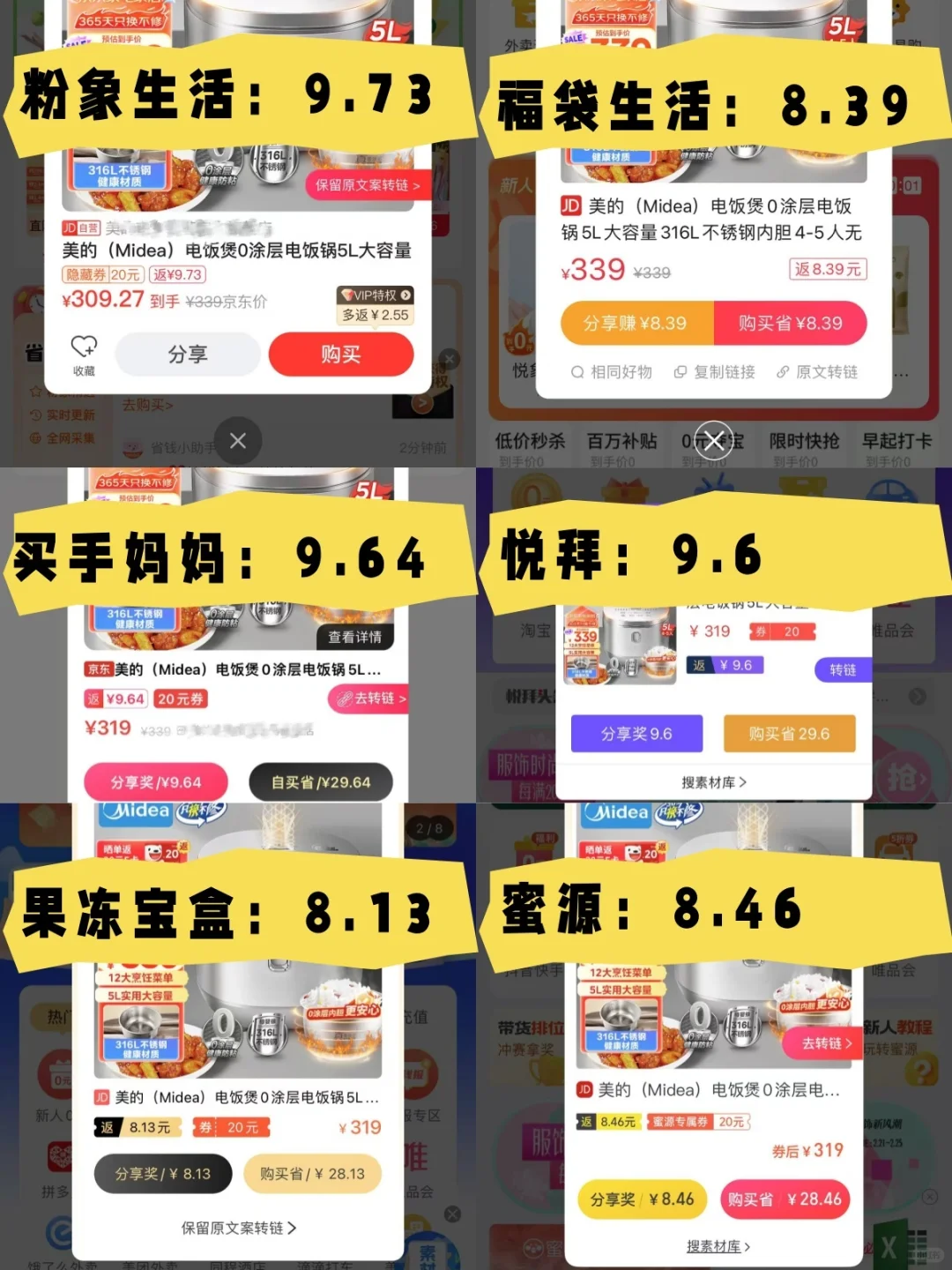 12款返利app测评！哪个返利高？