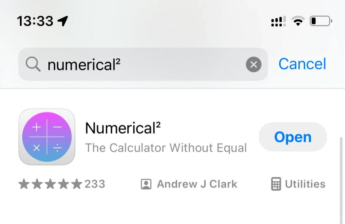 推荐一个适用于iOS的免费计算器
