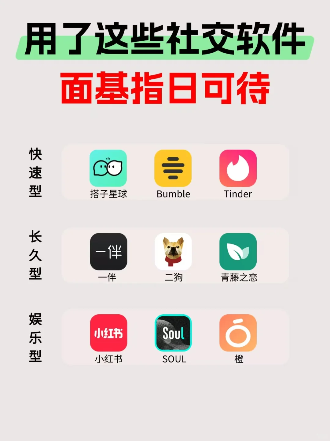 用了这些社交软件面基指日可待