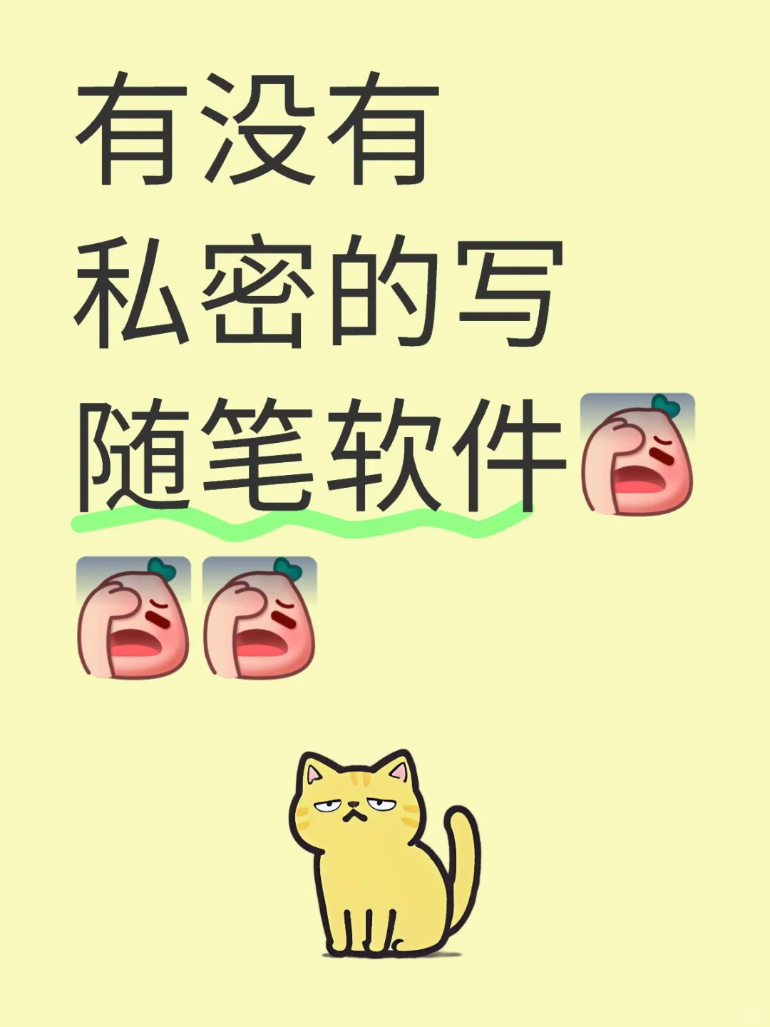 有没有私密的写随笔软件