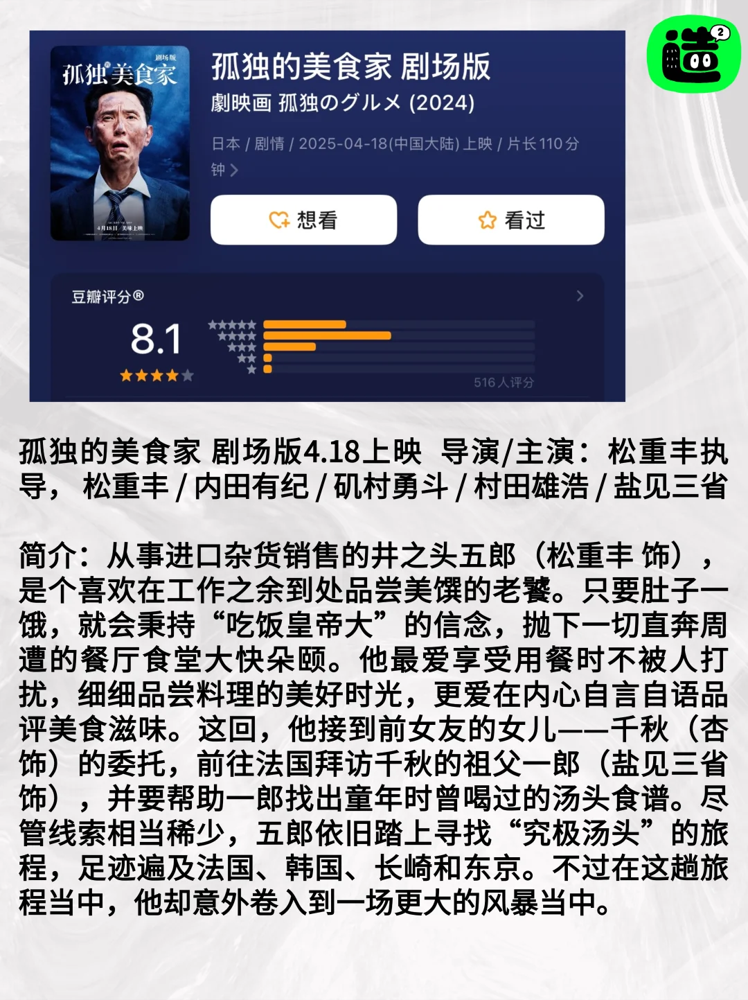 💰只够看一部，4月新电影，你会看哪部？