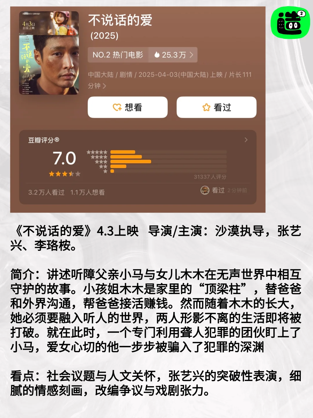 💰只够看一部，4月新电影，你会看哪部？